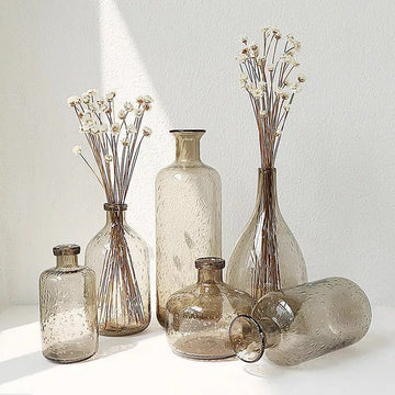 Home Decoration Bubble Glass Vase