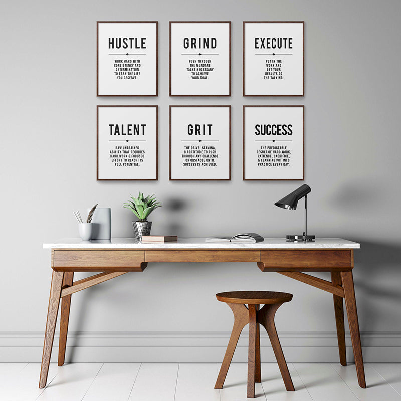 Modern Business Decor Canvas Poster