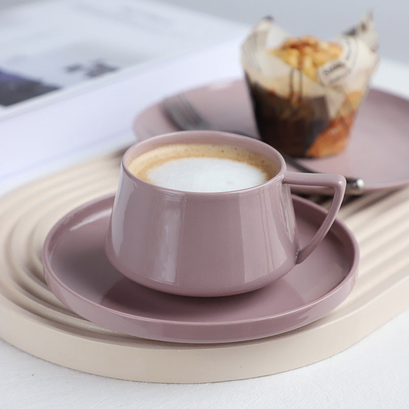 Simple Coffee Cup Saucer Set