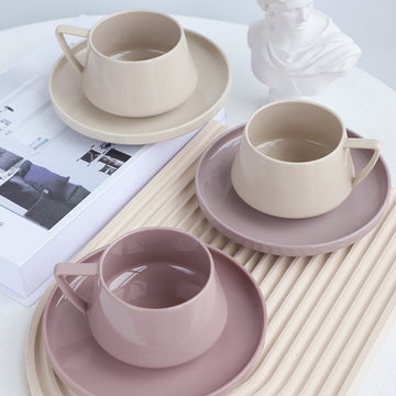 Simple Coffee Cup Saucer Set