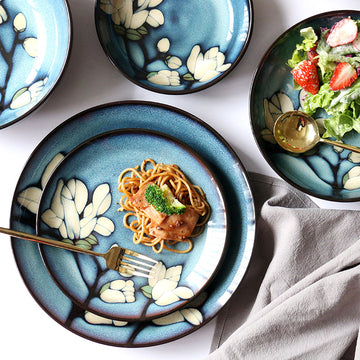 Underglaze Color Hand-painted Bowls & Plates