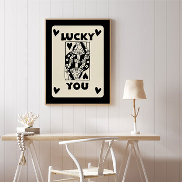 Poker Abstract Living Room Wall Art