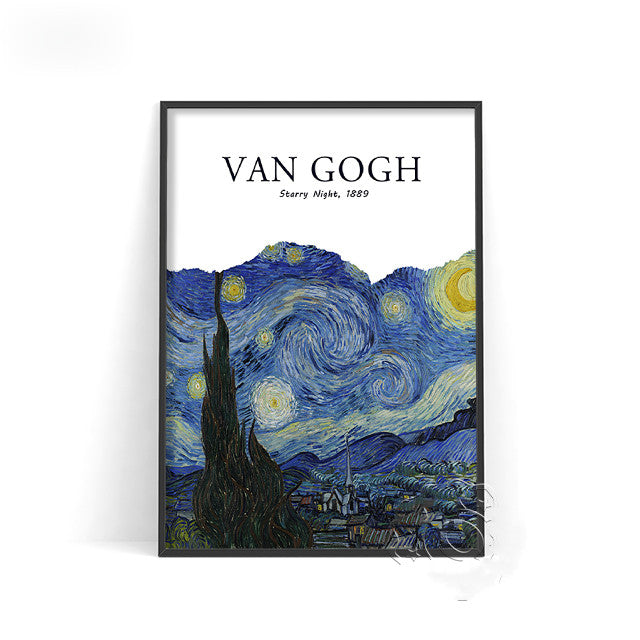 Van Gogh Exhibition Printing Poster