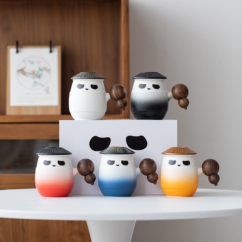 Home Office Panda Ceramic Tea Cup