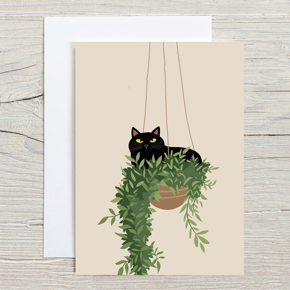 Printable Cat Monstera Plant Wall Art