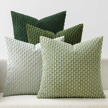 Striped Corduroy Pillow Cover