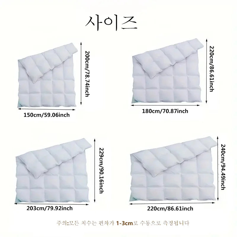 Lightweight Fluffy Comforter for Queen and King Beds