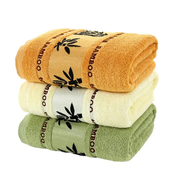 Bamboo Fiber Towel Set for Bath and Face