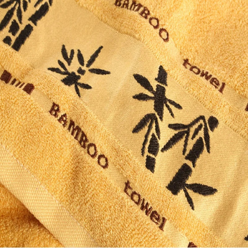 Bamboo Fiber Towel Set for Bath and Face