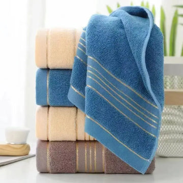 All-Cotton Jacquard Face and Bath Towel