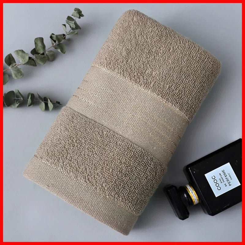 All-Cotton Jacquard Face and Bath Towel