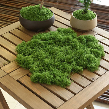 about 20g Artificial Green Plants Polyester Moss Grass Home Living Room Garden Decoration Mini Landscape Fake Flower DIY Crafts