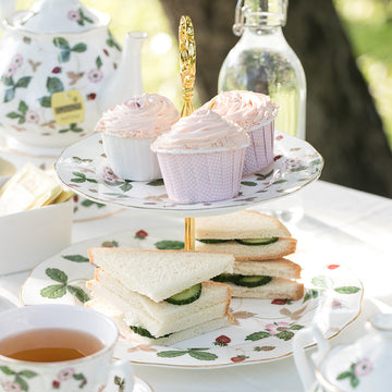 Exquisite British Afternoon Tea Set