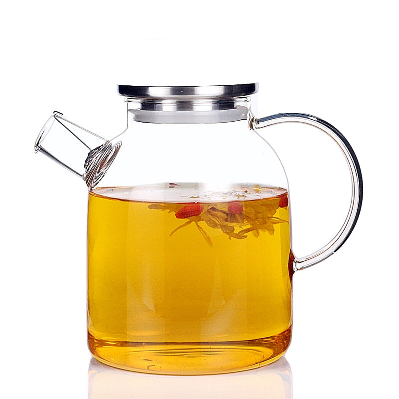 Transparent Borosilicate Glass Pitcher